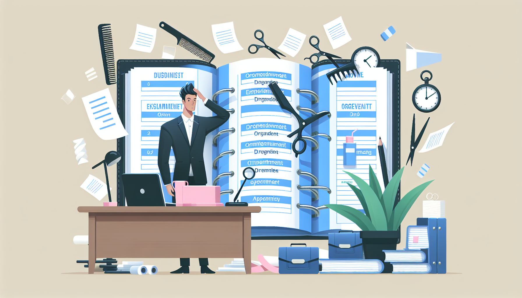 geen overzicht in agenda probleem in Kapperszaken: Oorzaken en 5 Oplossingen